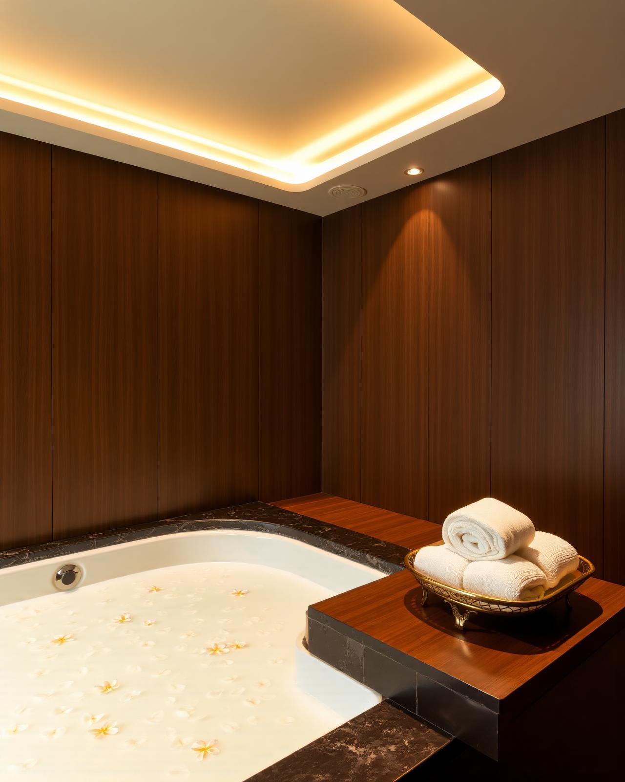 Prywatne jacuzzi do rytuału Raya Serenity